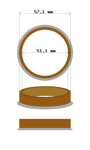 hubcentric 57.1-51.1...huom