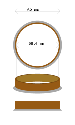 hubcentric 60.0-56.6