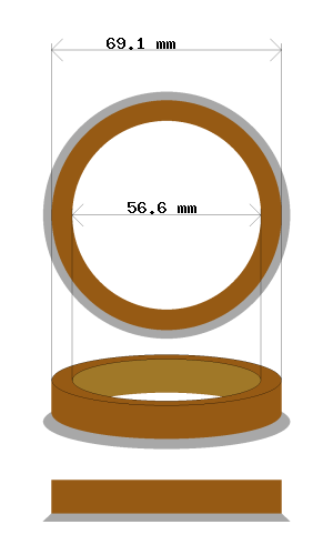 hubcentric 69.1-56.6