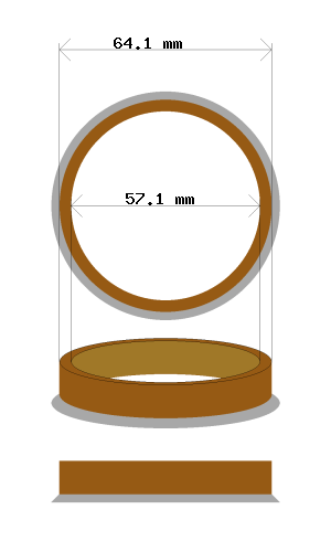 hubcentric 64.1-57.1