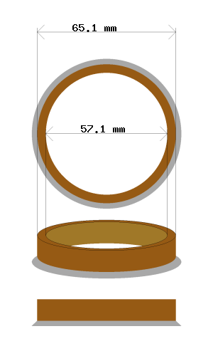 hubcentric 65.1-57.1