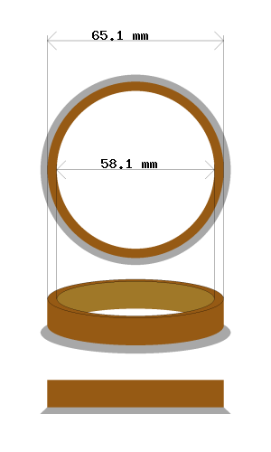 hubcentric 65.1-58.1