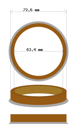 hubcentric 72.6-63.4