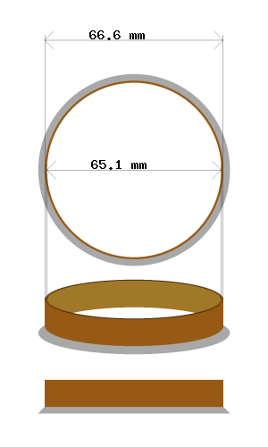 hubcentric 66.6-65.1