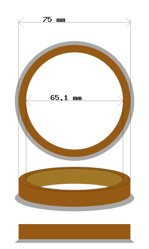 hubcentric 75.0-65.1