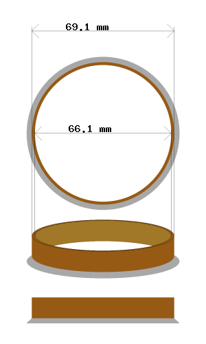 hubcentric 69.1-66.1