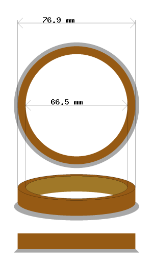 hubcentric 76.9-66.5