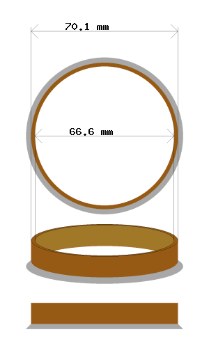 hubcentric 70.1-66.6