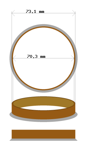 hubcentric 73.1-70.3