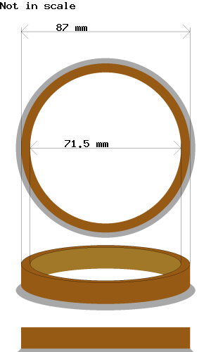 hubcentric 87.0-71.5