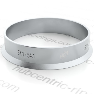 Hub centric ring 57.1 → 54.1 mm (Aluminium)