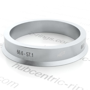 Hub centric ring 66.6-57.1 mm (Aluminium)