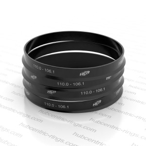 Hub centric rings 110.0 → 106.1 mm — set of 4