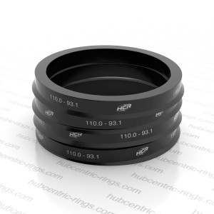 Hub centric rings 110.0-93.1 mm — set of 4
