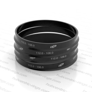 Hub centric rings 112.0-106.0 mm — set of 4