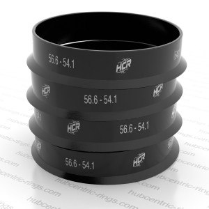 Hub centric rings 56.6-54.1 mm — set of 4