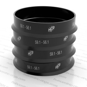 Hub centric rings 59.1-56.1 mm — set of 4