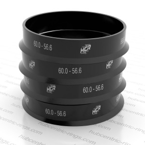 Hub centric rings 60.0-56.6 mm — set of 4