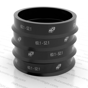 Hub centric rings 60.1 → 52.1 mm — set of 4