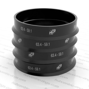 Hub centric rings 63.4 → 59.1 mm — set of 4