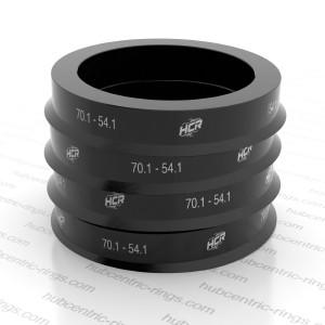 Hub centric rings 70.1 → 54.1 mm — set of 4