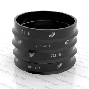 Hub centric rings 70.1-65.1 mm — set of 4