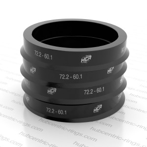 Hub centric rings 72.2-60.1 mm — set of 4