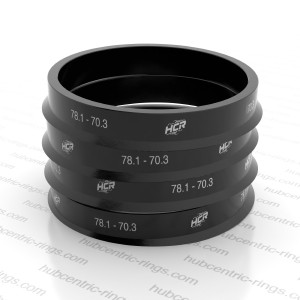 Hub centric rings 78.1 → 70.3 mm — set of 4