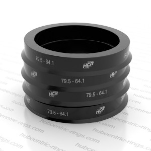 Hub centric rings 79.5-64.1 mm — set of 4
