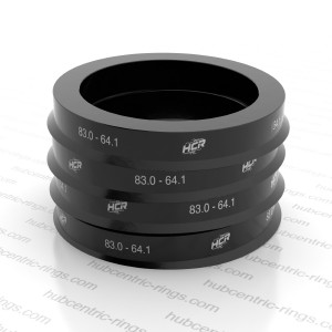 Hub centric rings 83.0-64.1 mm — set of 4