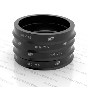 Hub centric rings 84.0-71.5 mm — set of 4