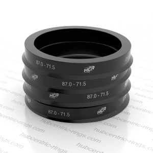 Hub centric rings 87.0-71.5 mm — set of 4
