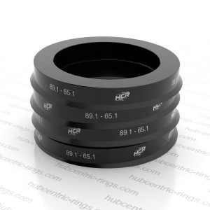 Hub centric rings 89.1-65.1 mm — set of 4
